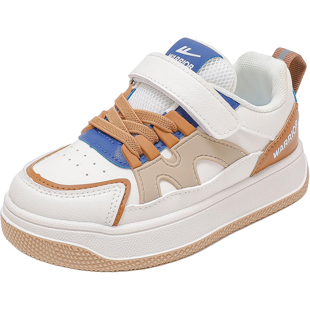 

Дышащие легкие амортизирующие низкие детские скейтбординг кроссовки WARRIOR, бежевый