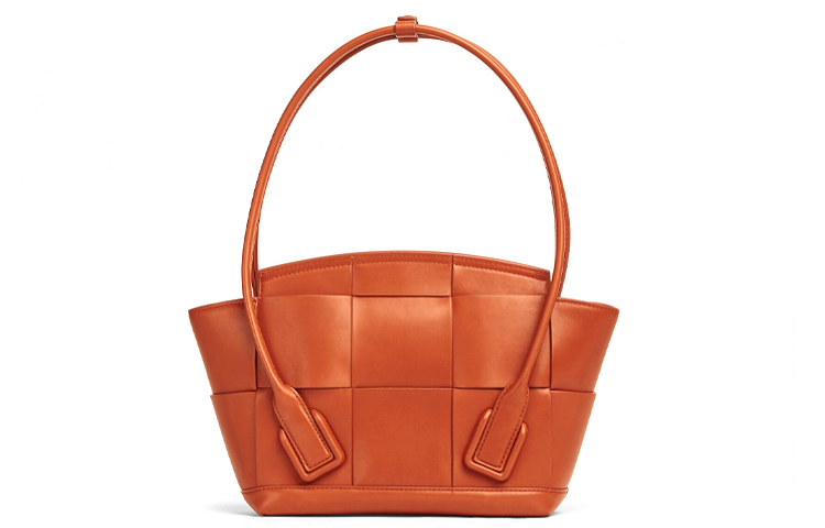 Bottega Veneta Кожаная сумка через плечо женская коричневая — фото 3