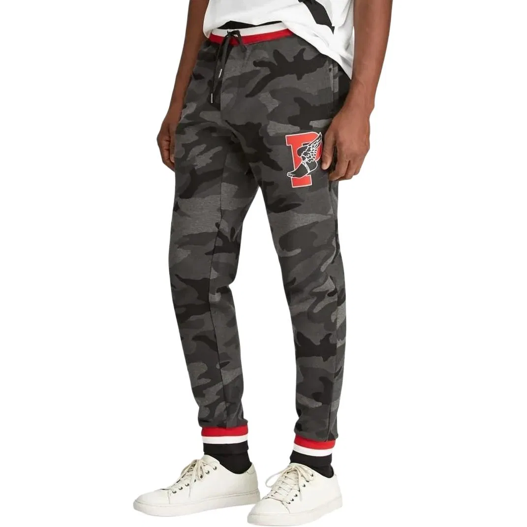Тренировочные штаны вязаные FW25 Classic Version мужские Polo Ralph Lauren, Camouflage Gray — фото 4