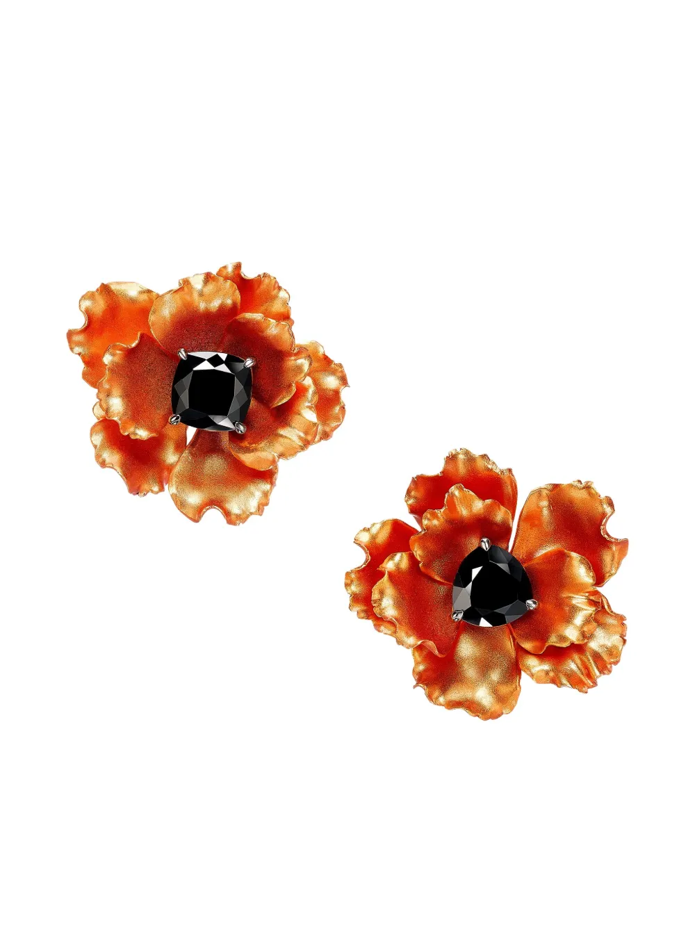 

Серьги Phoenix Floral с бриллиантами Anabela Chan, оранжевый