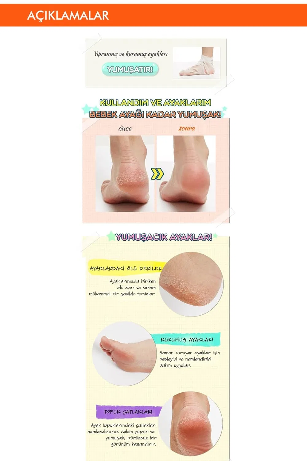 Отшелушивающие носки для ног APIEU Soft Foot Missha — фото 3