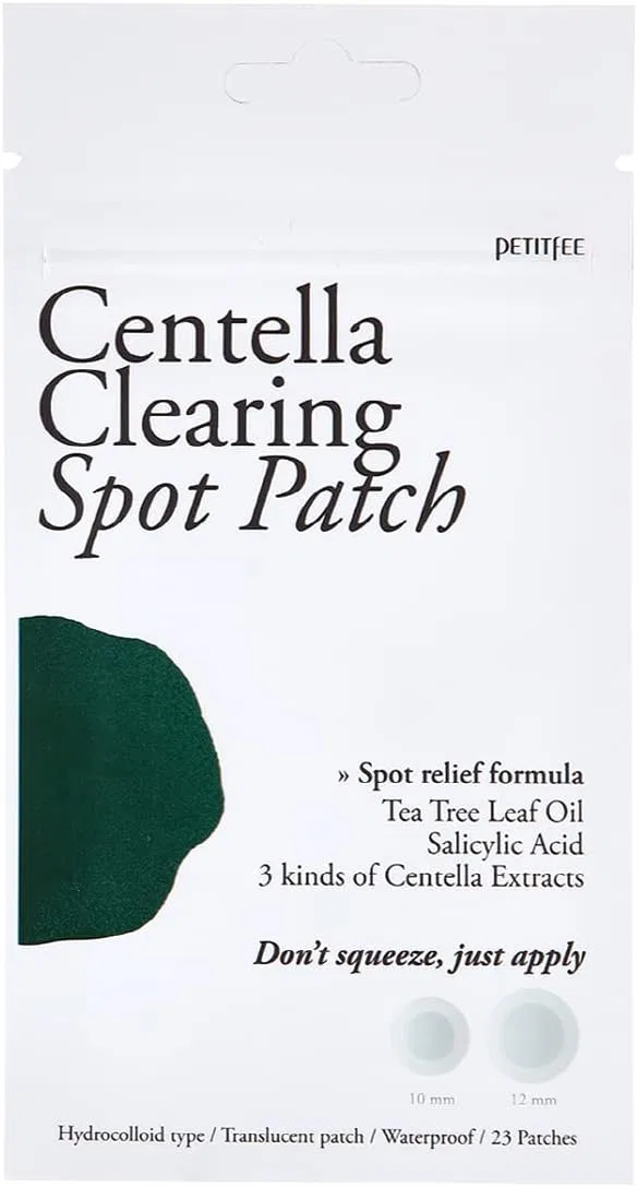 Патчи для лица Пэтч спот Petitfee Centella Clearing, набор 3 шт, 23 патча Petit Fait