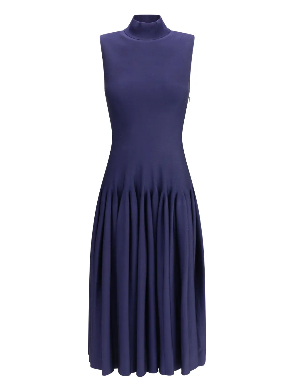 

Трикотажное платье макси Alaïa, синий