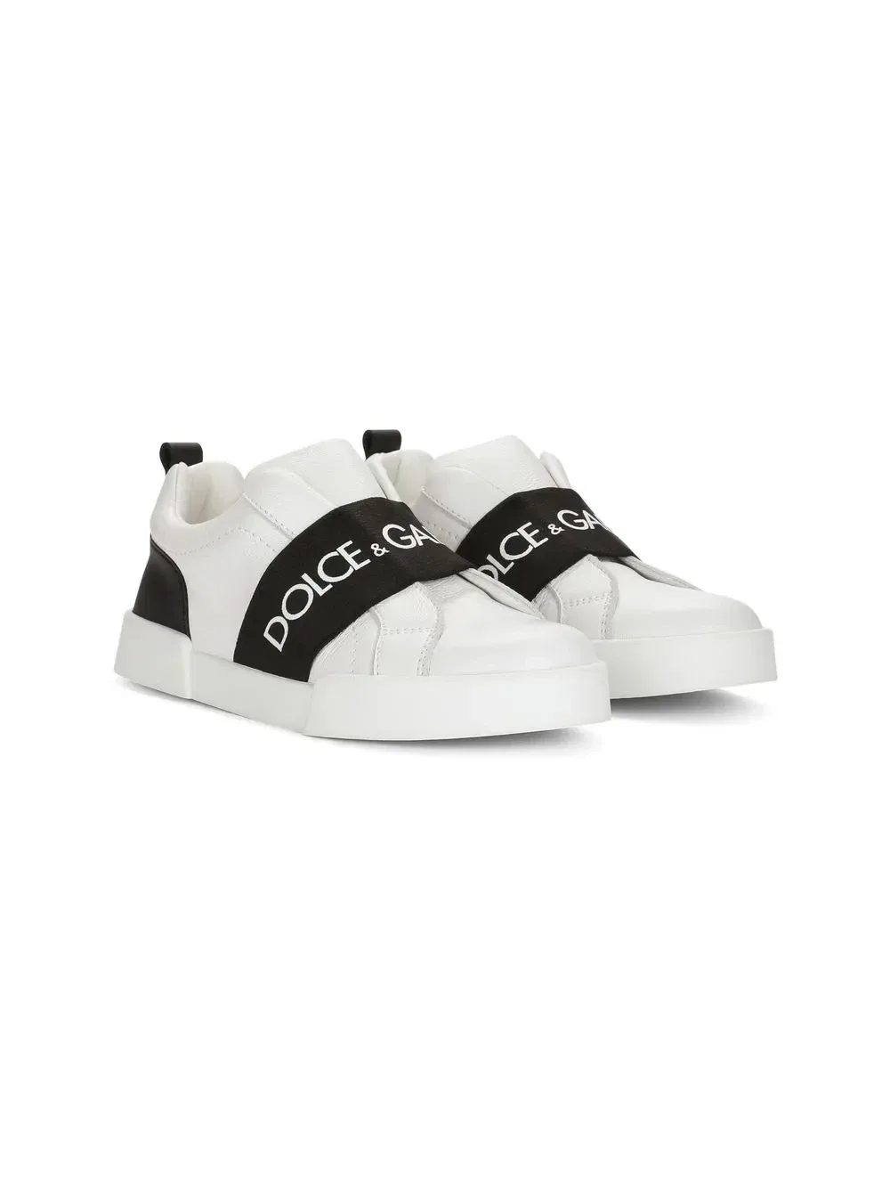 Слипоны Portofino Dolce & Gabbana Kids, белый