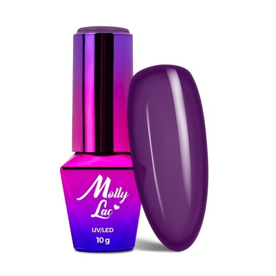 

Гибридный лак для ногтей, Obsession Naughty Purple 10 г № 213 MollyLac