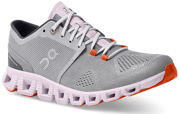 Кроссовки (WMNS) On Running Cloud X 'Alloy Grey Lily Pink', цвет alloy/lilly — фото 3