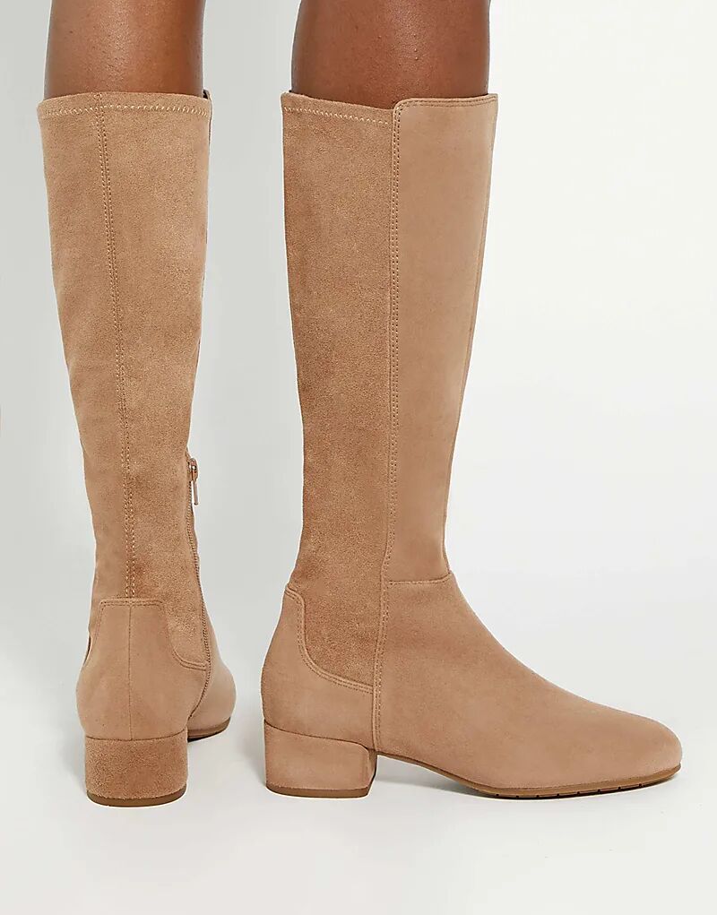 Сапоги Dune London Wide fit wf tayla до колена в карамельном цвете — фото 4