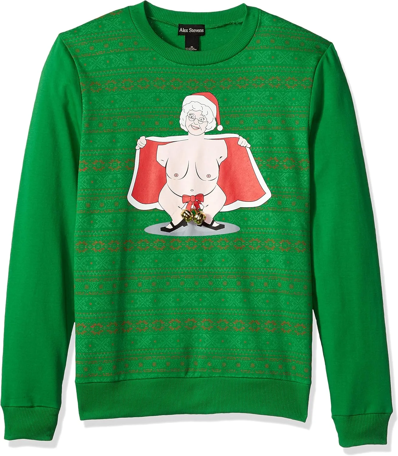 

Свитер рождественский Mrs. Klaus с принтом Jingle Balls Alex Stevens