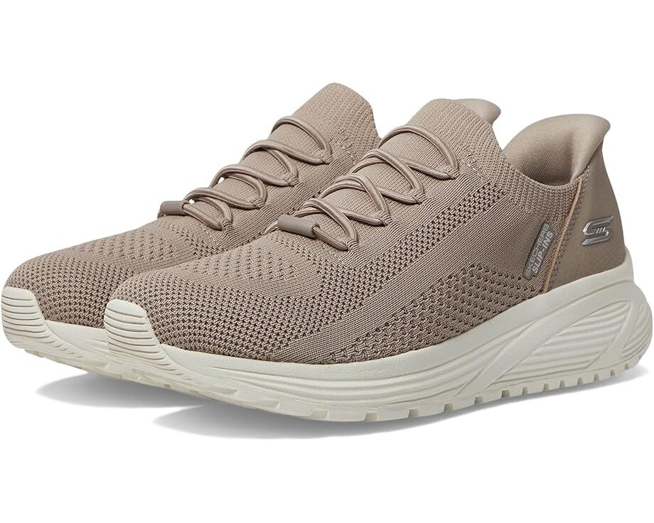 

Кроссовки BOBS from SKECHERS Hands Free Slip-Ins Bobs Sparrow 2.0 - Lucky Run, серо-коричневый