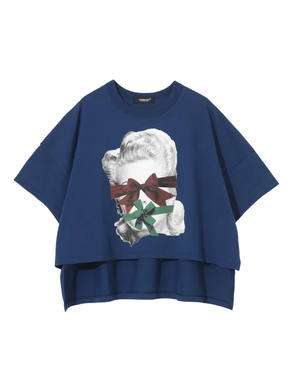 

Футболка с графичным принтом Undercover, синий