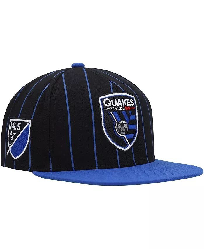 

Мужская черная бейсболка с булавкой San Jose Earthquakes Team Snapback Mitchell & Ness