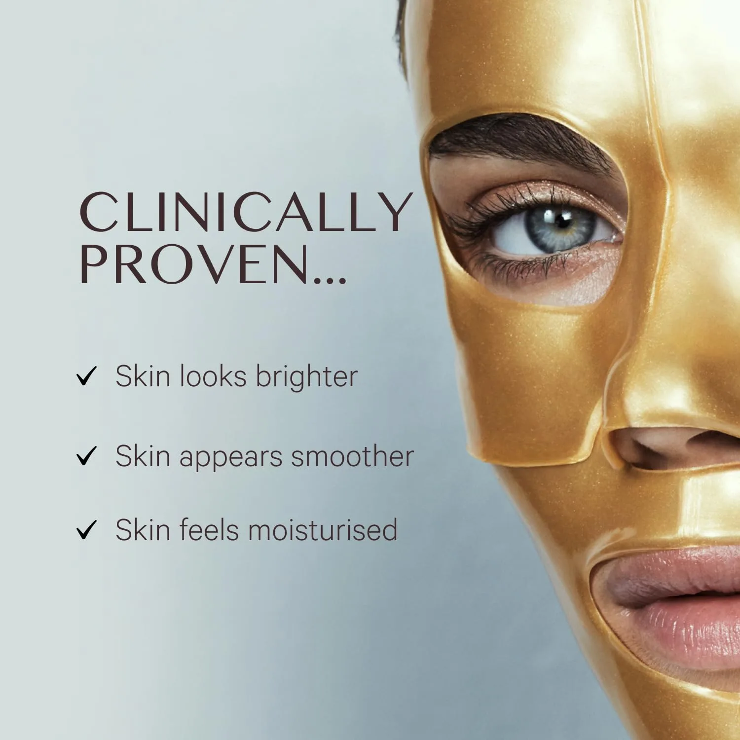 Маска для лица Mz Skin By Maryam Zamani Md — MZ Hydra-Lift Gold Face Mask - гидрогелевая с ниацинамидом, наночастицами золота, 599.89 г — фото 4