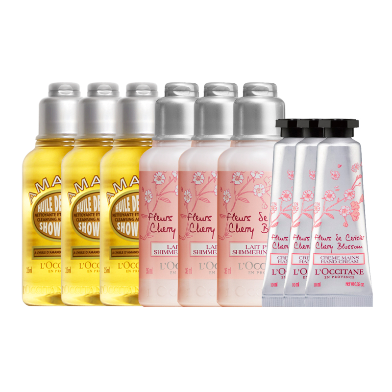 

Наборы для ухода Unisex LOCCITANE, [Stock Up]Body Oil*3 + Cherry Blossom Moisturizer*3 + Cherry Blossom Hand Cream*3