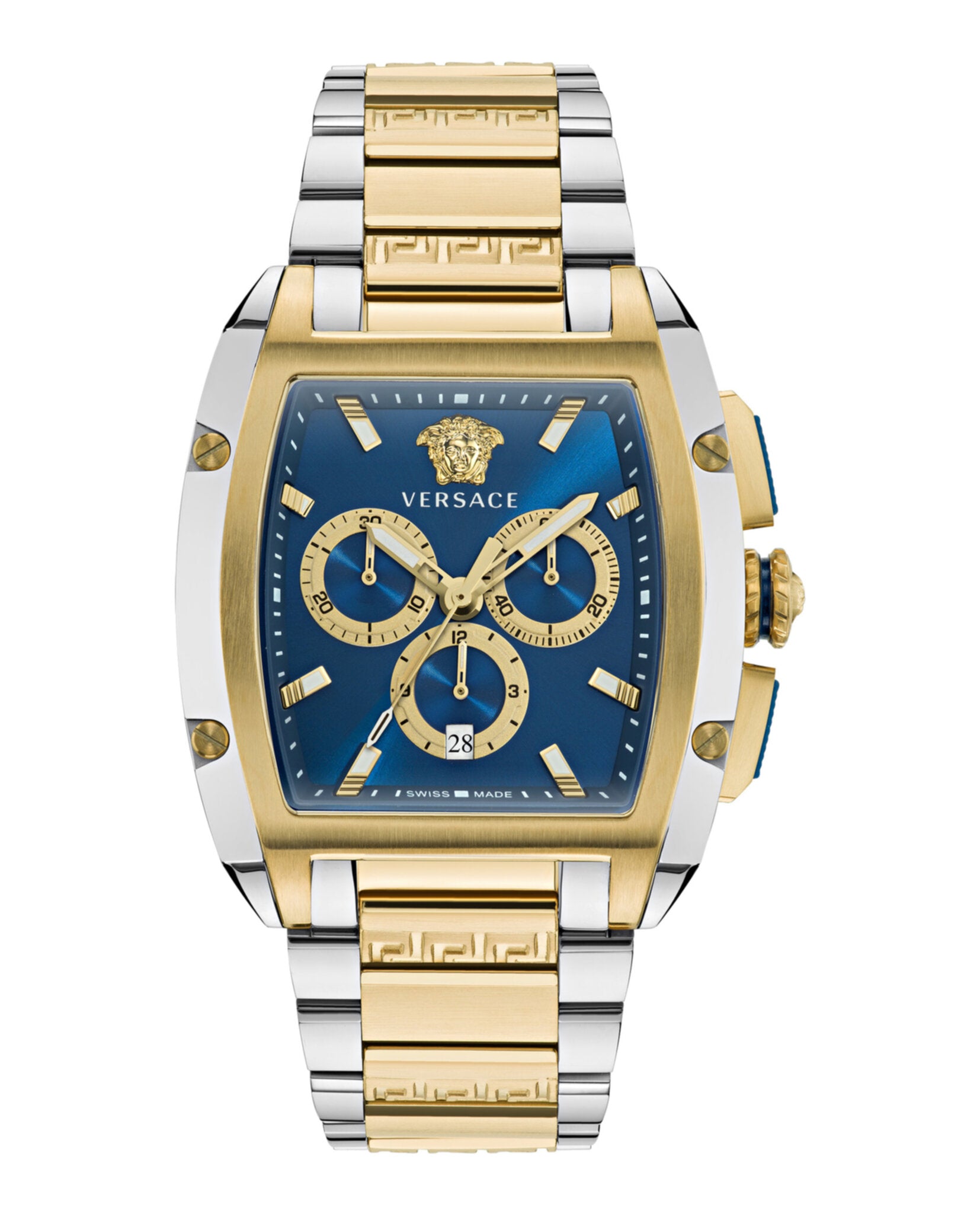 

Часы Versace Dominus, цвет gold/silver/two tone/blue