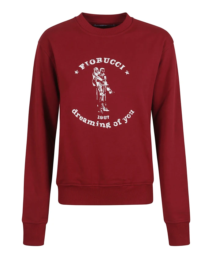 

Толстовка «Мечтаю о тебе» Fiorucci, красный