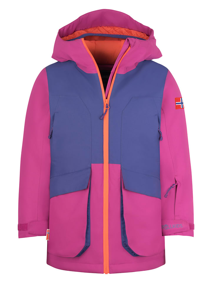 

Лыжная куртка Trollkids Ski-/ Snowboardjacke Kongsberg, цвет Pink/Lila