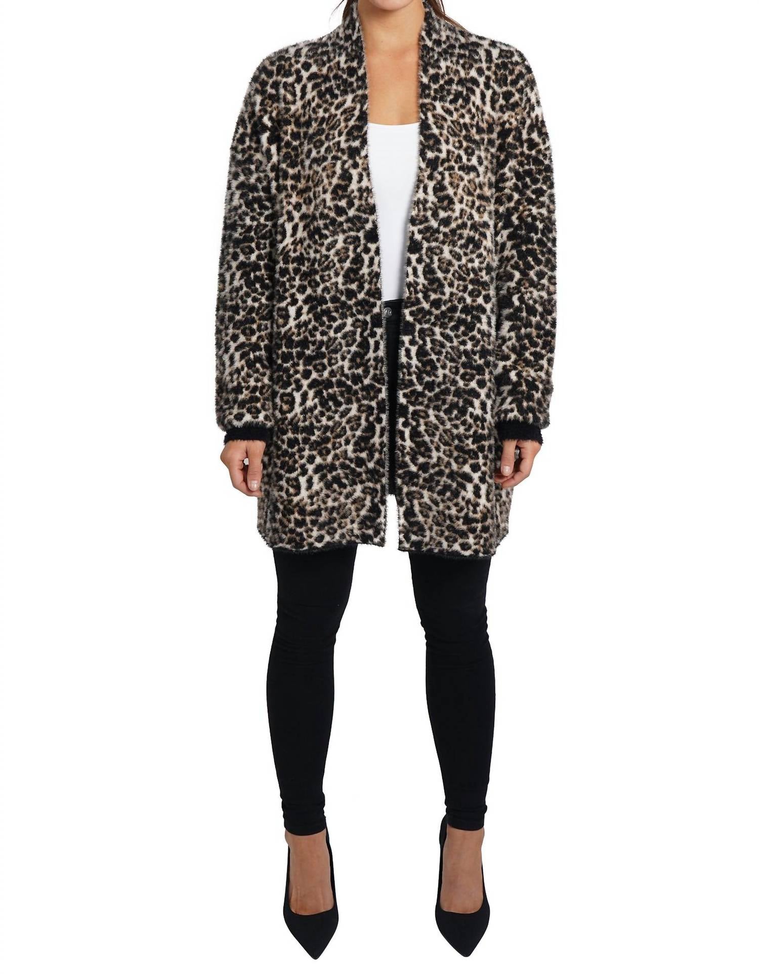 

Кардиган Layla Leopard бежевого цвета LOVE TOKEN