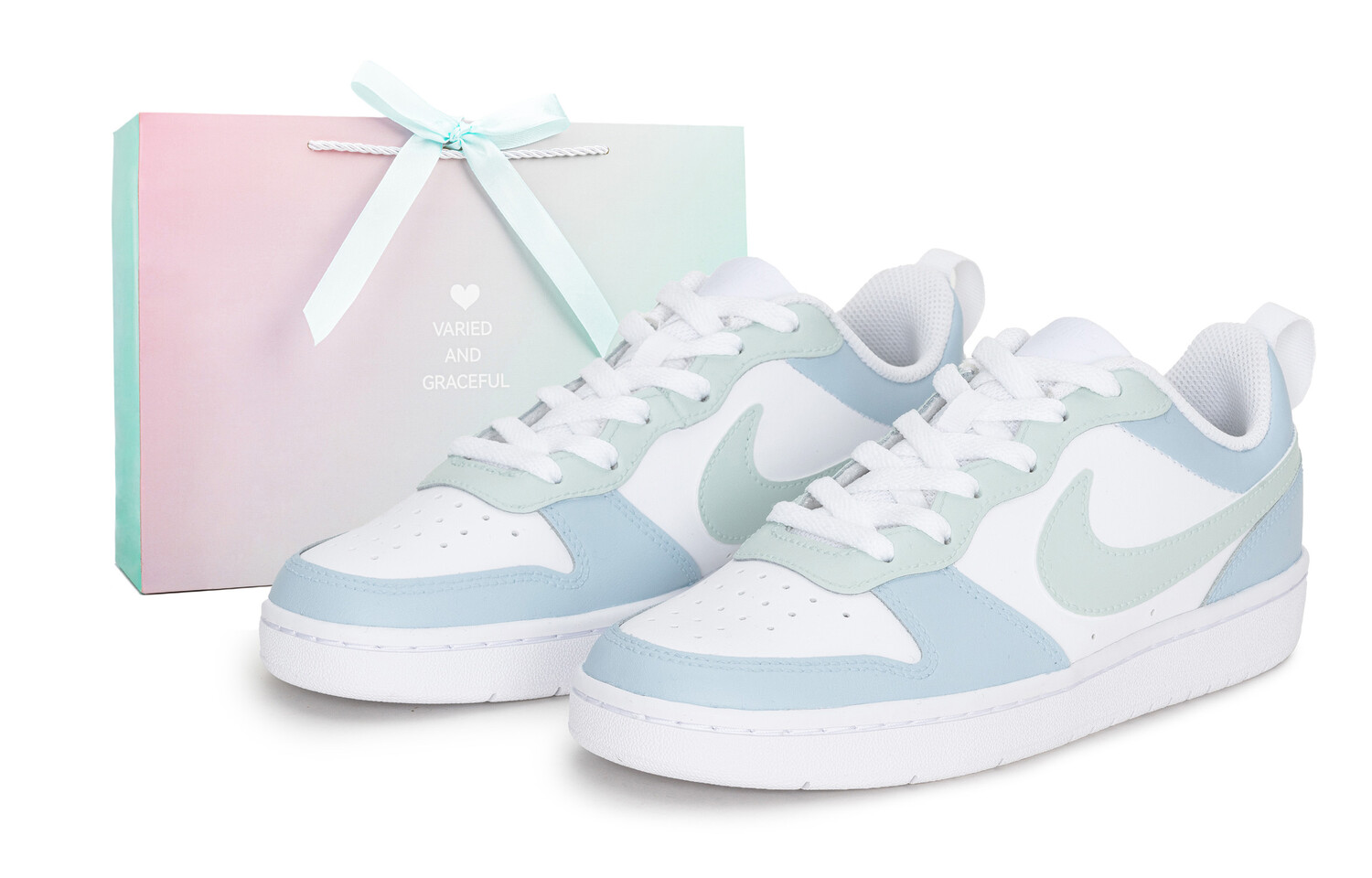 

Женские кроссовки для скейтбординга Nike Court Borough Low, White