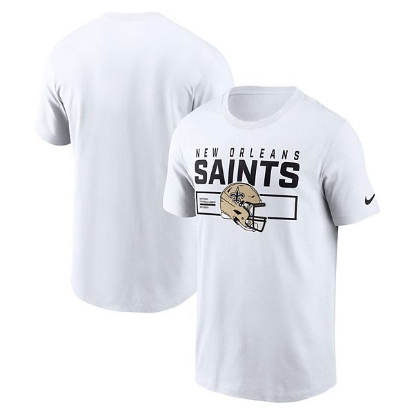 

Мужская белая футболка new orleans saints primetime helmet essential Nike