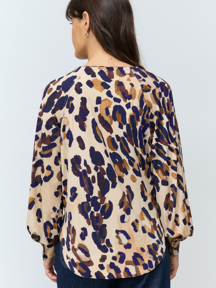 Блузка Next, цвет Brown/Cappuccino/Dark brown — фото 2
