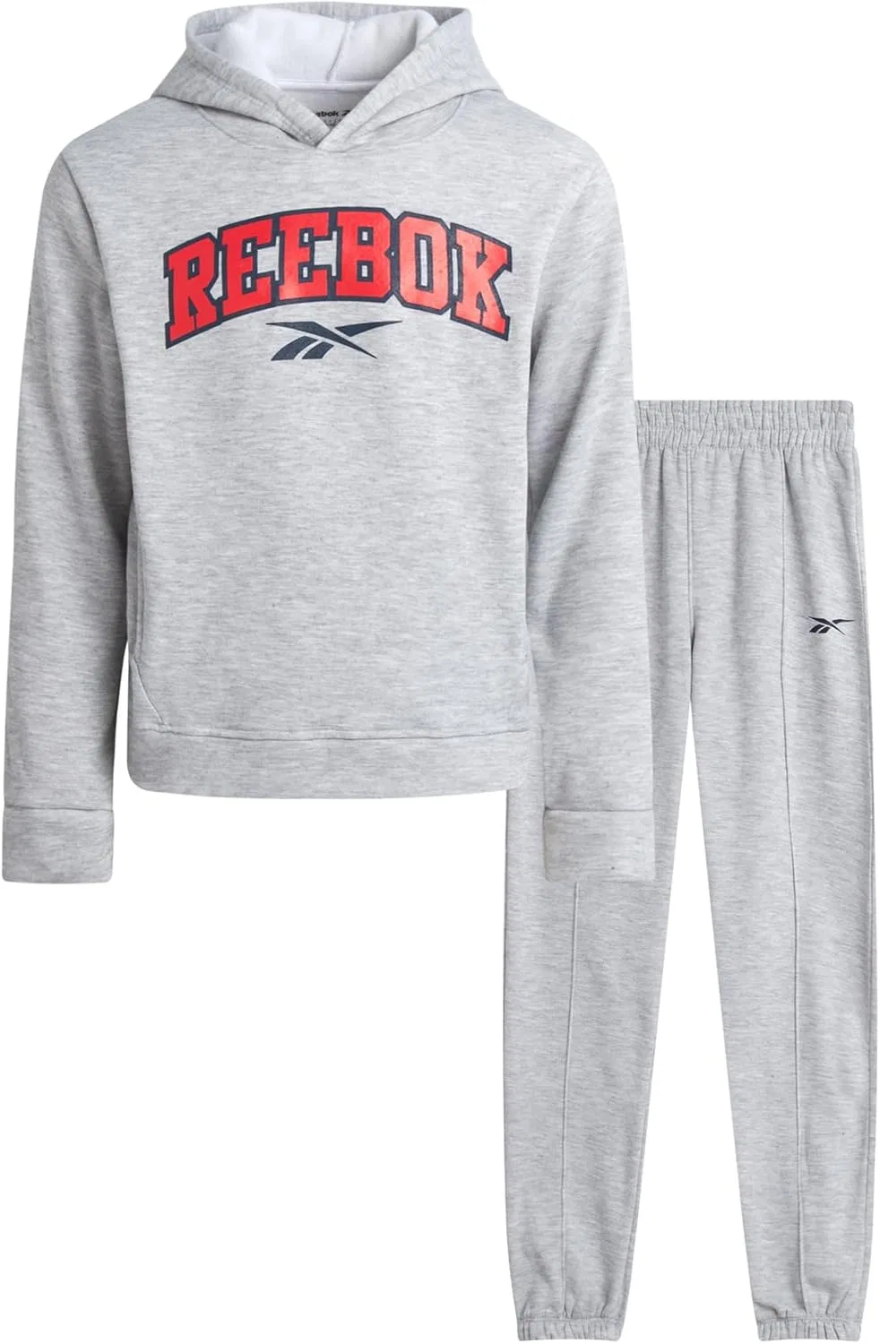 Детский спортивный костюм из флиса Reebok, 2 предмета, серый