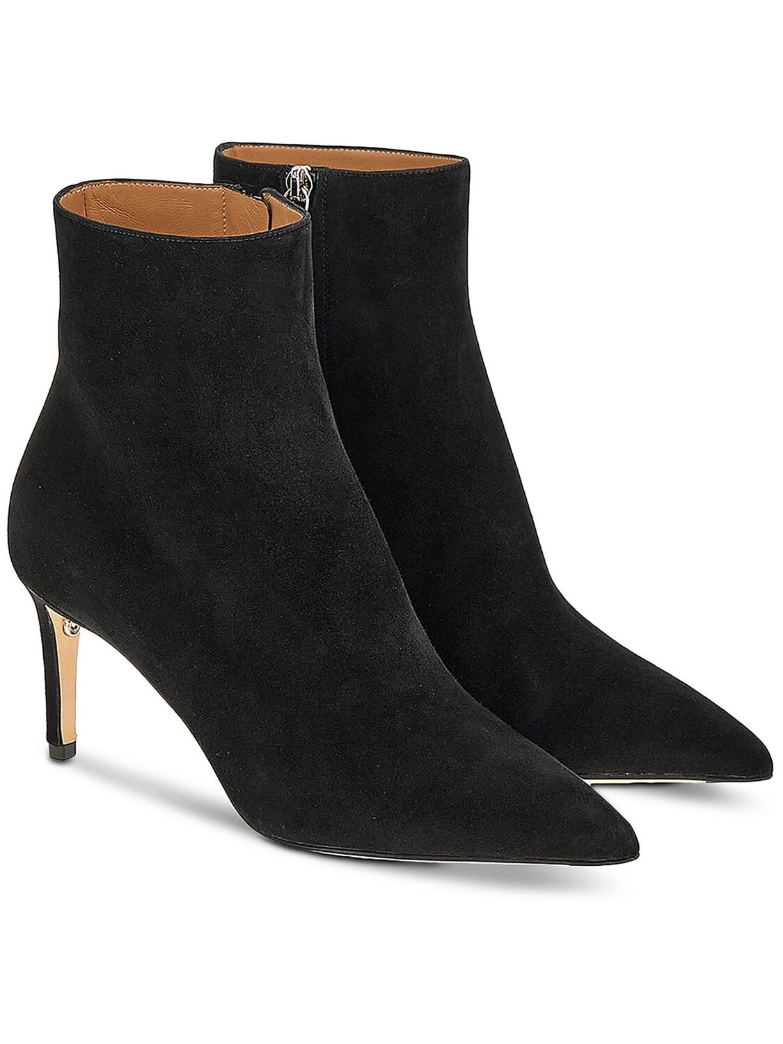 

Женские ботильоны Imogen из искусственной замши с острым носком Salvatore Ferragamo, цвет Nero