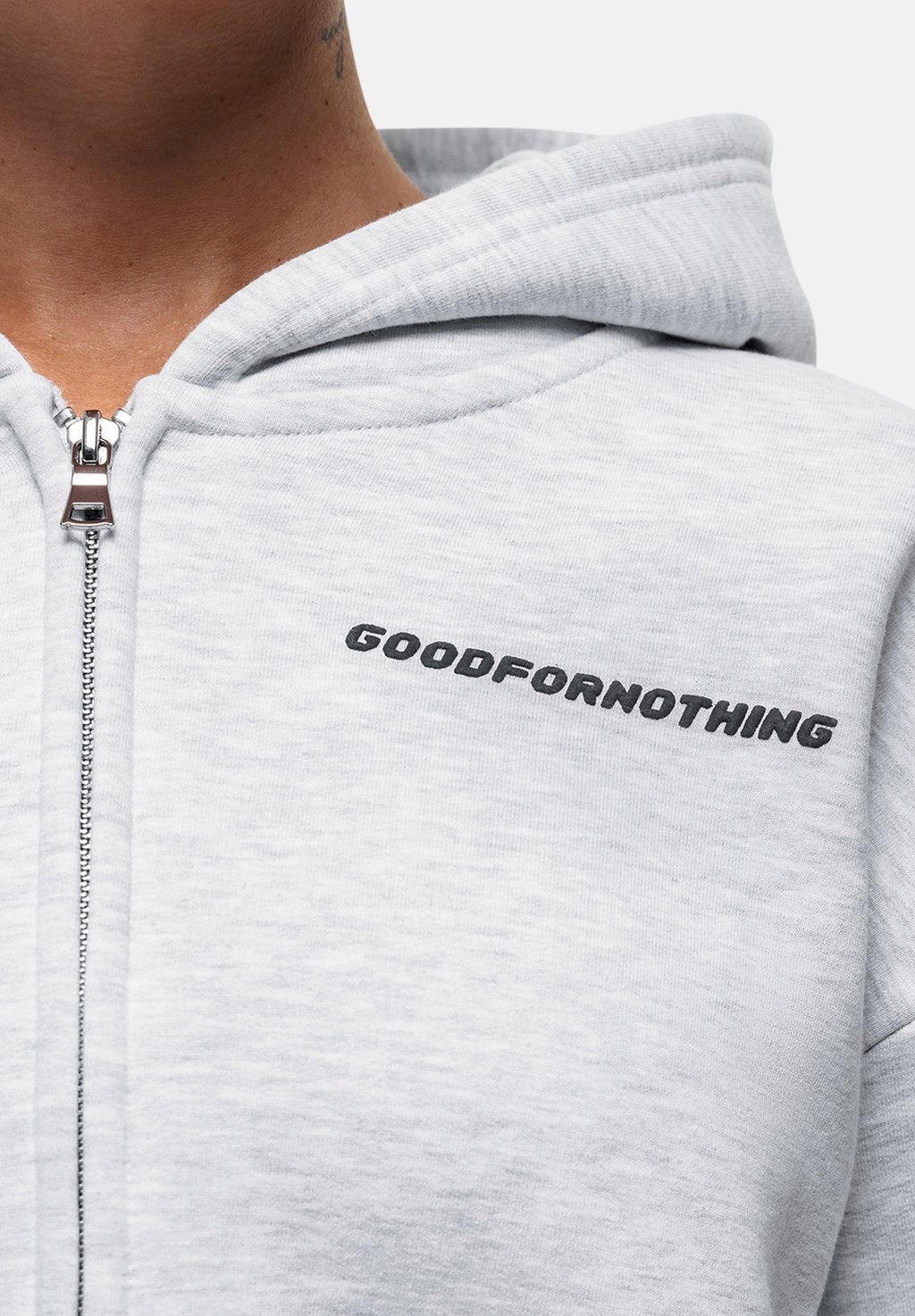 

Толстовка на молнии Good For Nothing, серый