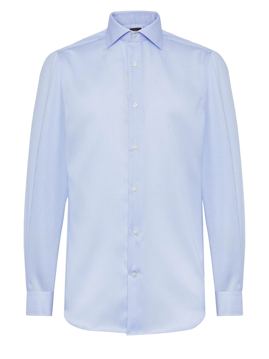 

Деловая рубашка Boggi Milano Regular fit Business Shirt, светло-синий