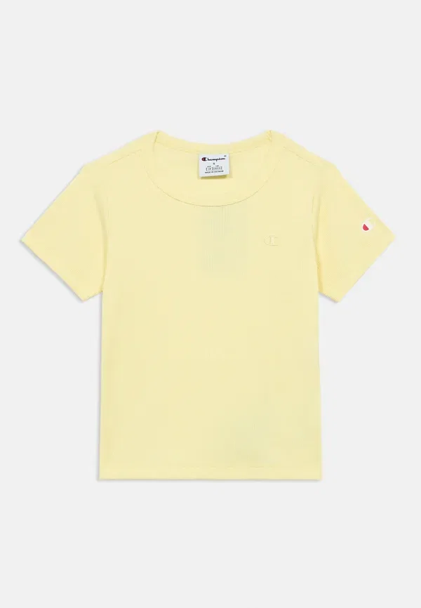 Футболка с круглым вырезом Champion Icons crewneck basic t-shirt, желтый — фото 3