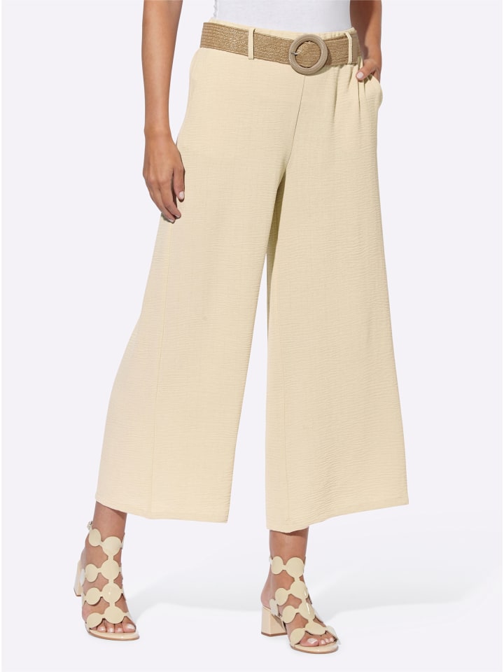 

Тканевые брюки Heine, песочный