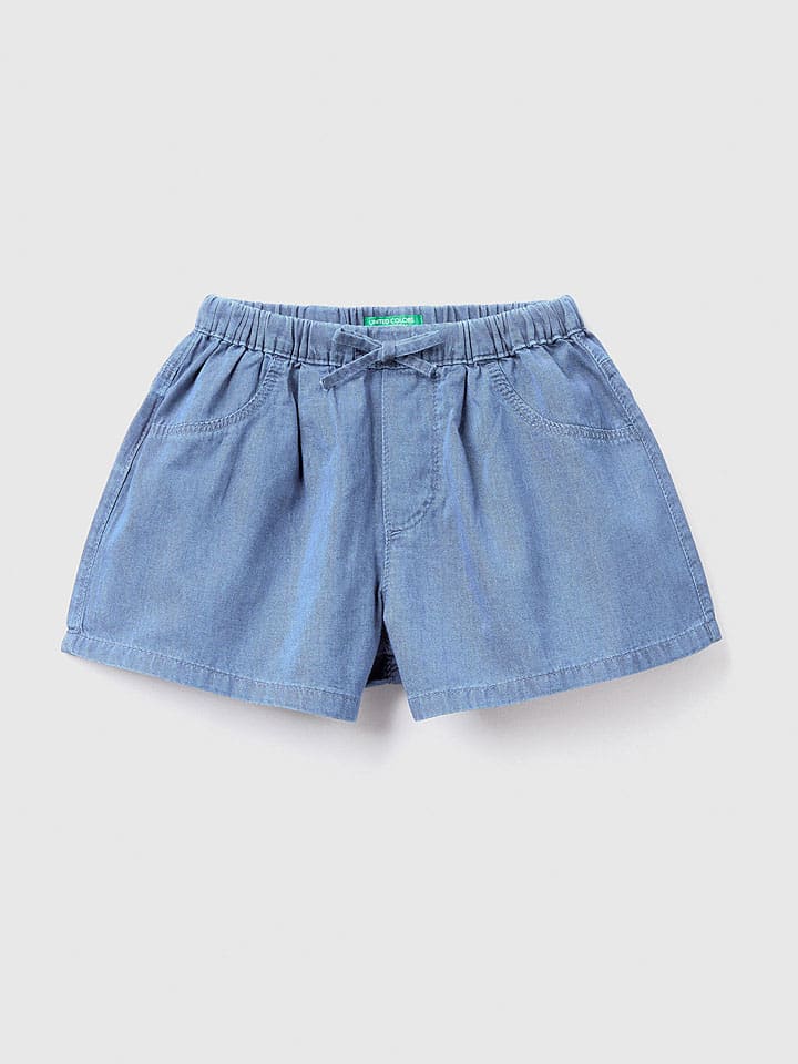 

Шорты бермуды Benetton, светло-синий