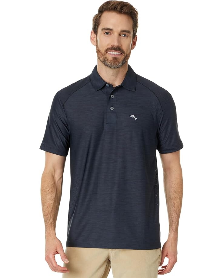 

Поло Tommy Bahama Palm Coast Pro Polo, цвет Jet Black