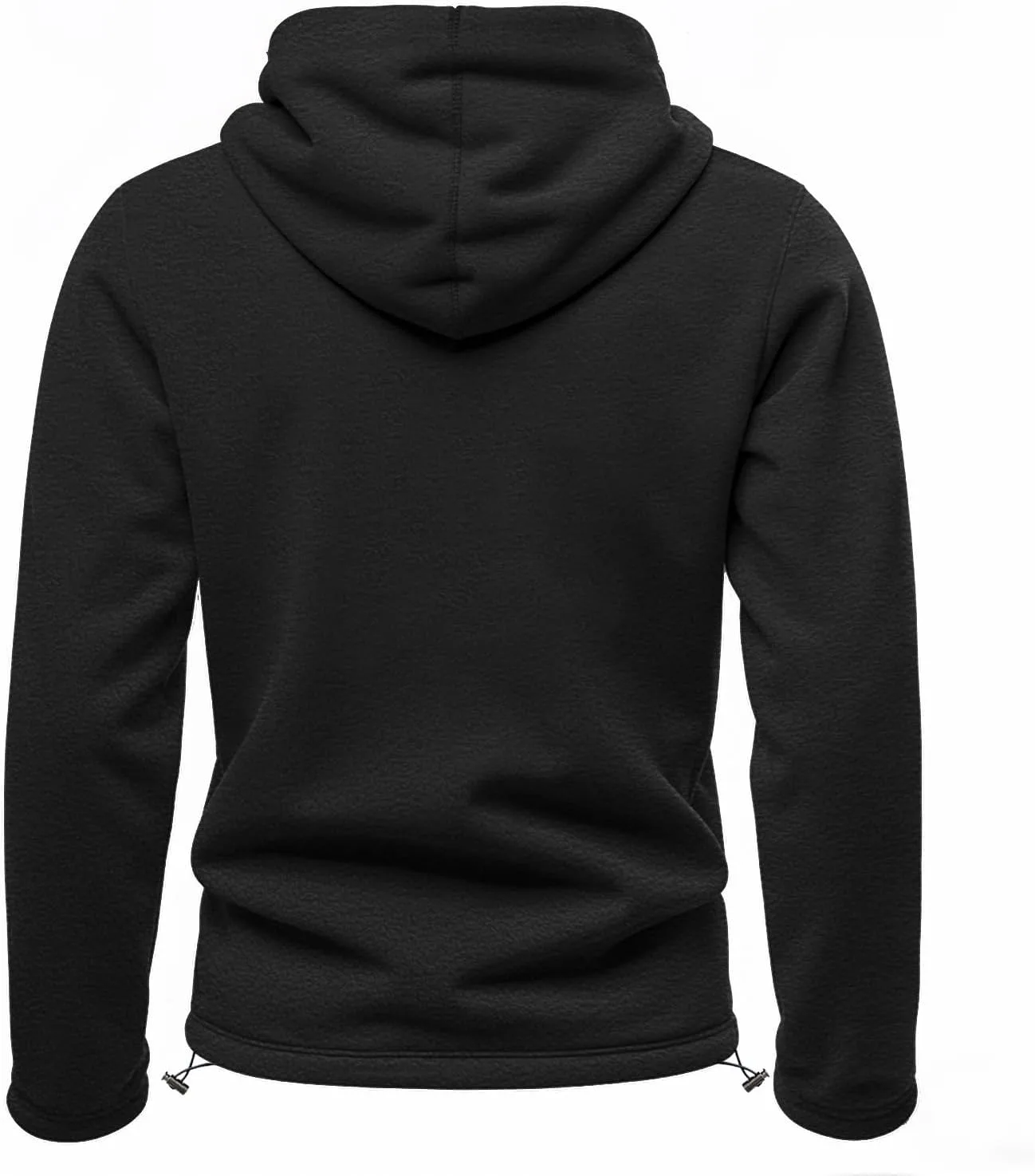 Мужская флисовая толстовка с капюшоном на молнии, Polar Thermal, Slim Fit — фото 4