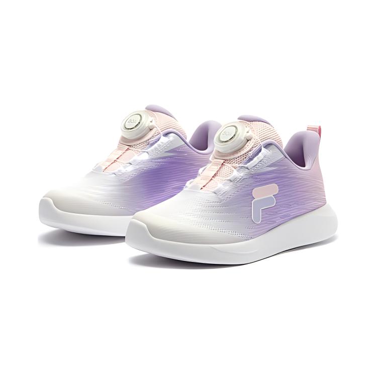 FILA KIDS Детские кроссовки BOA, износостойкие, легкие, с амортизацией, низкие, фиолетовые, для детей от 3 до 7 лет — фото 3