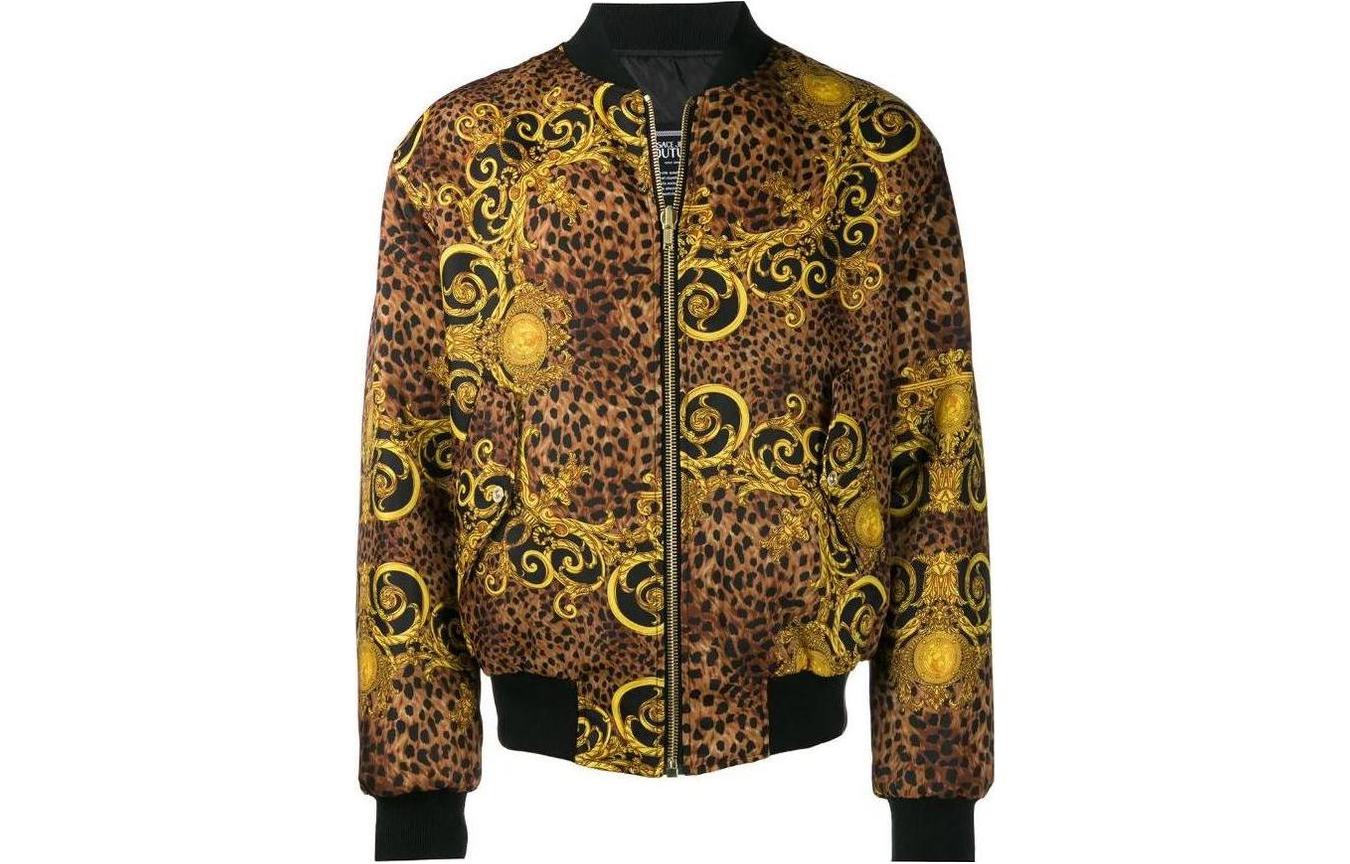 

VERSACE Куртка бейсбольная мужская черная, Black
