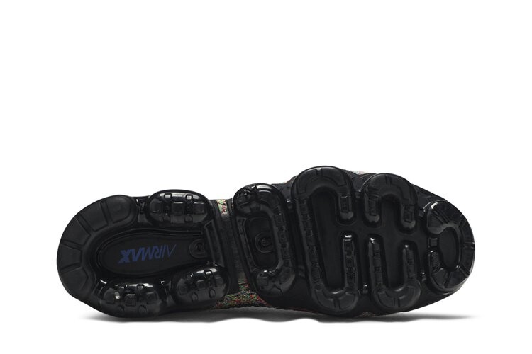 Кроссовки Nike Air VaporMax Flyknit 2 'Black Multi-Color', черный — фото 4