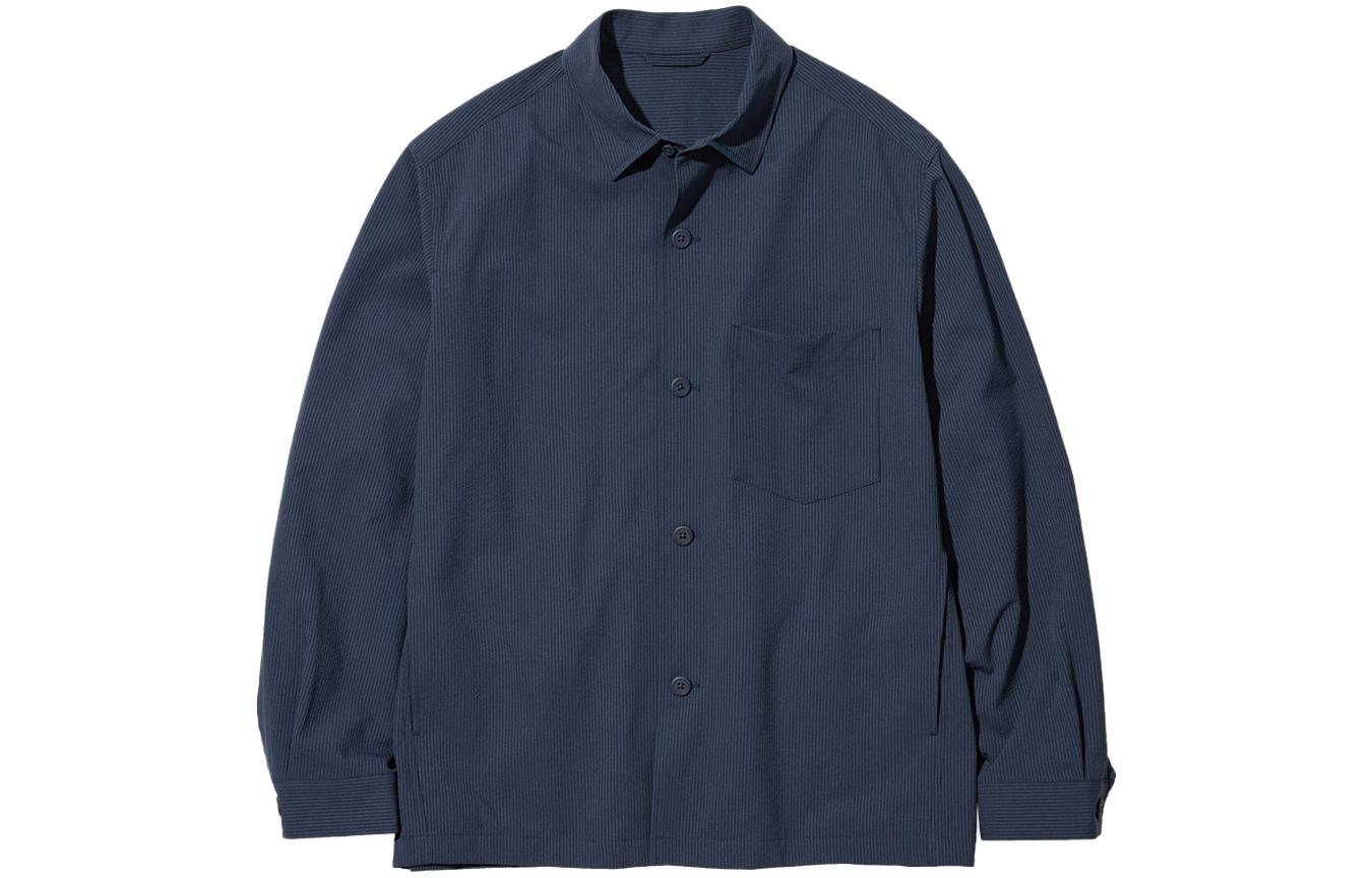 

UNIQLO Темно-синяя куртка для мужчин, Dark Blue