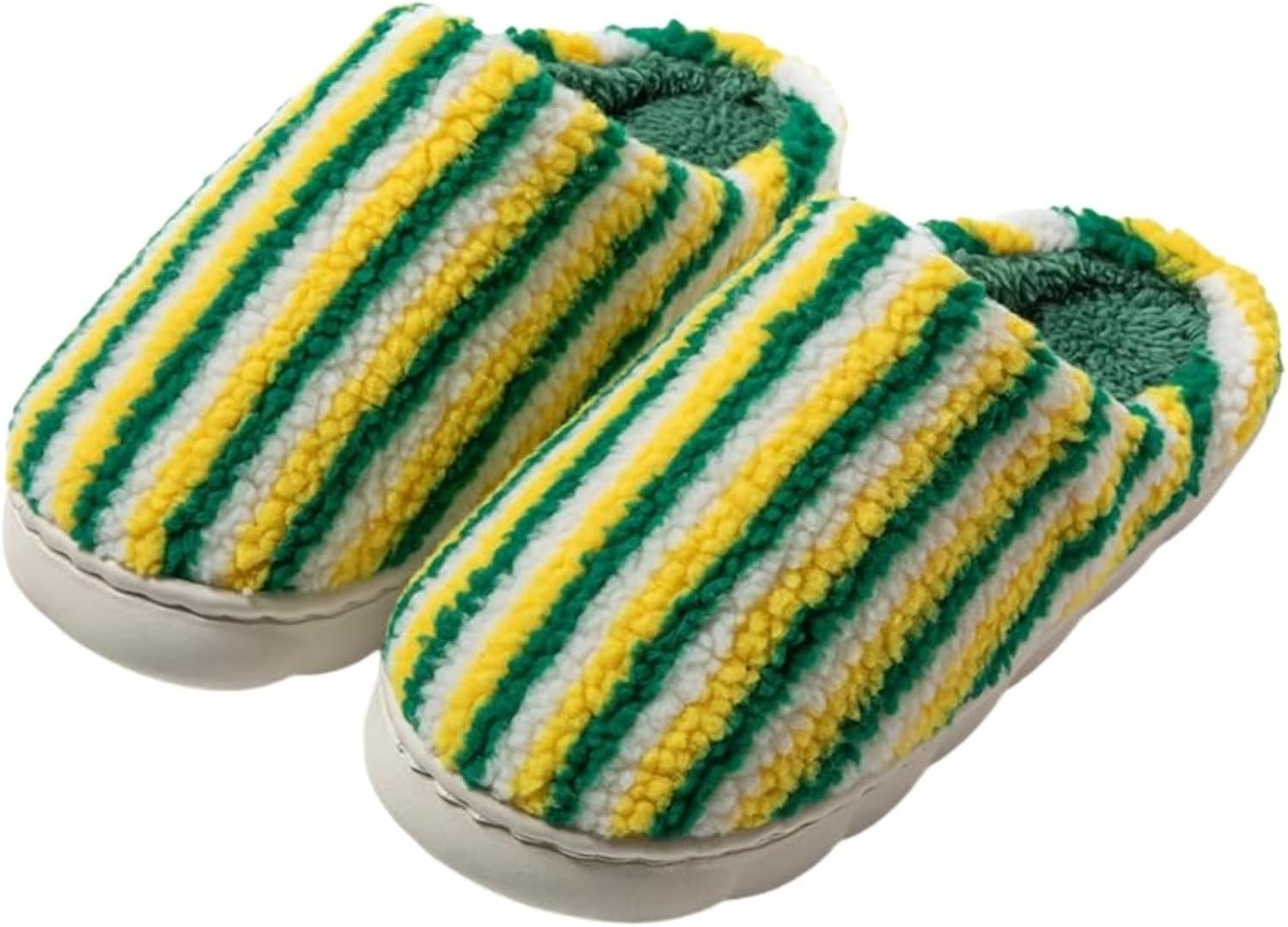 

Мягкие тапочки для женщин и мужчин, комфортные домашние тапочки с эффектом памяти, с искусственным мехом, теплые тапочки для спальни, повседневные легкие модные с толстой подошвой, противоскользящие плюшевые тапочки для дома и улицы Lghlmcl, зел...