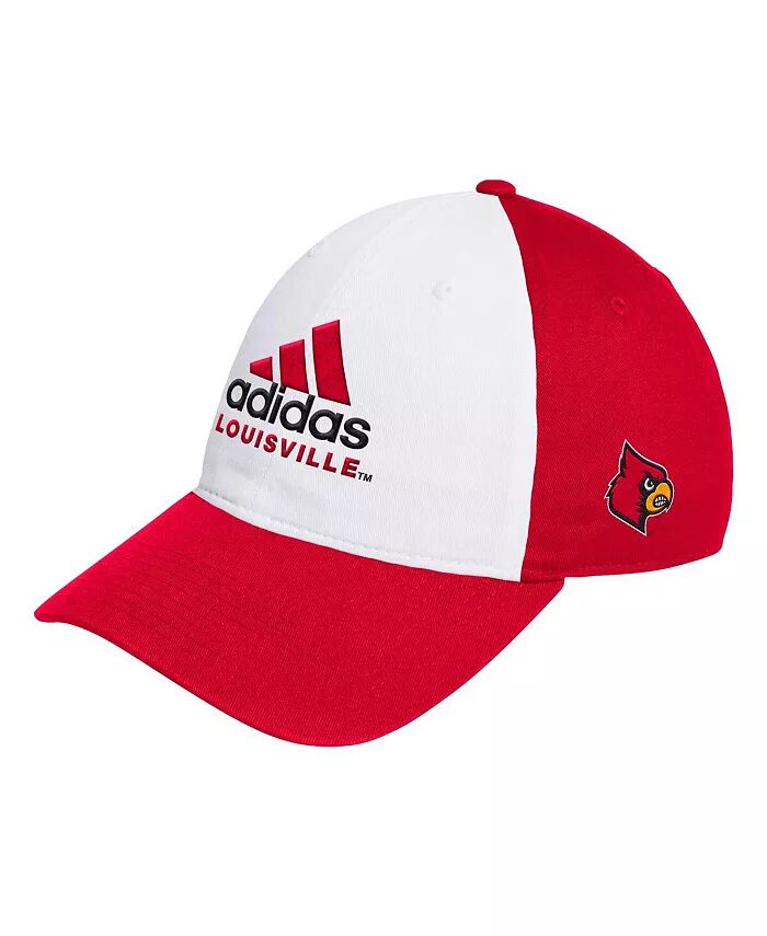 

Мужская белая/красная шляпа Louisville Cardinals Slouch Adjustable Hat adidas