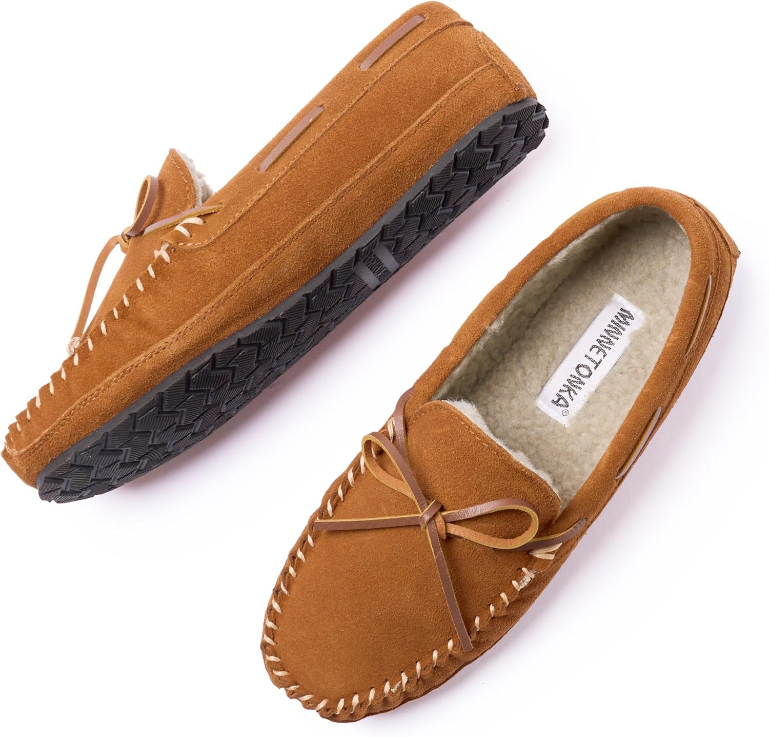 Мужские тапочки Minnetonka Casey, коричневый — фото 2