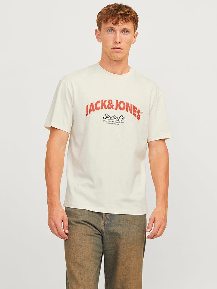 

Футболка Jack & Jones Shirt Bronx, кремовый