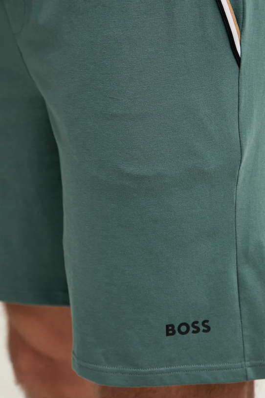 Шорты unique shorts cw для отдыха BOSS, зеленый — фото 4