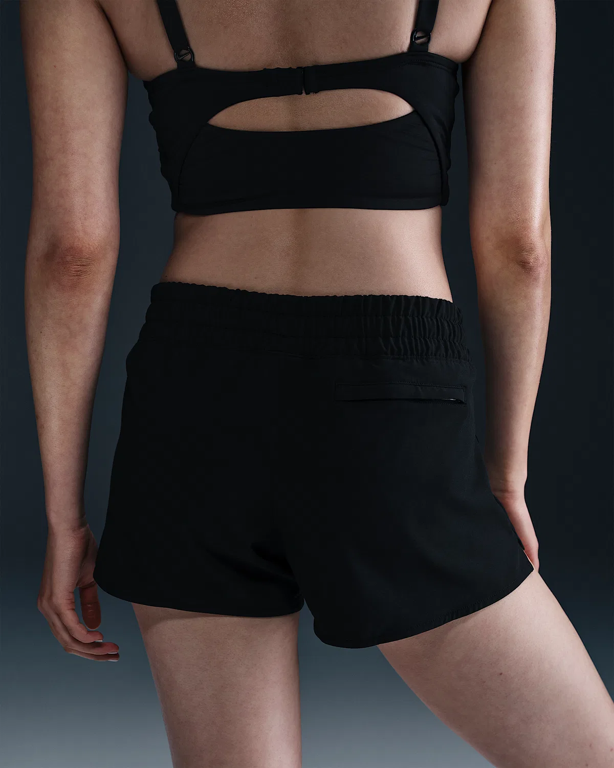 Женский топ для волейбола Nike Swim Breaker, Black — фото 3