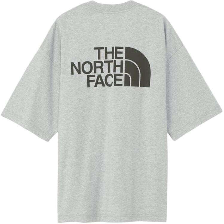 

Футболка унисекс меланж серая The North Face, серый