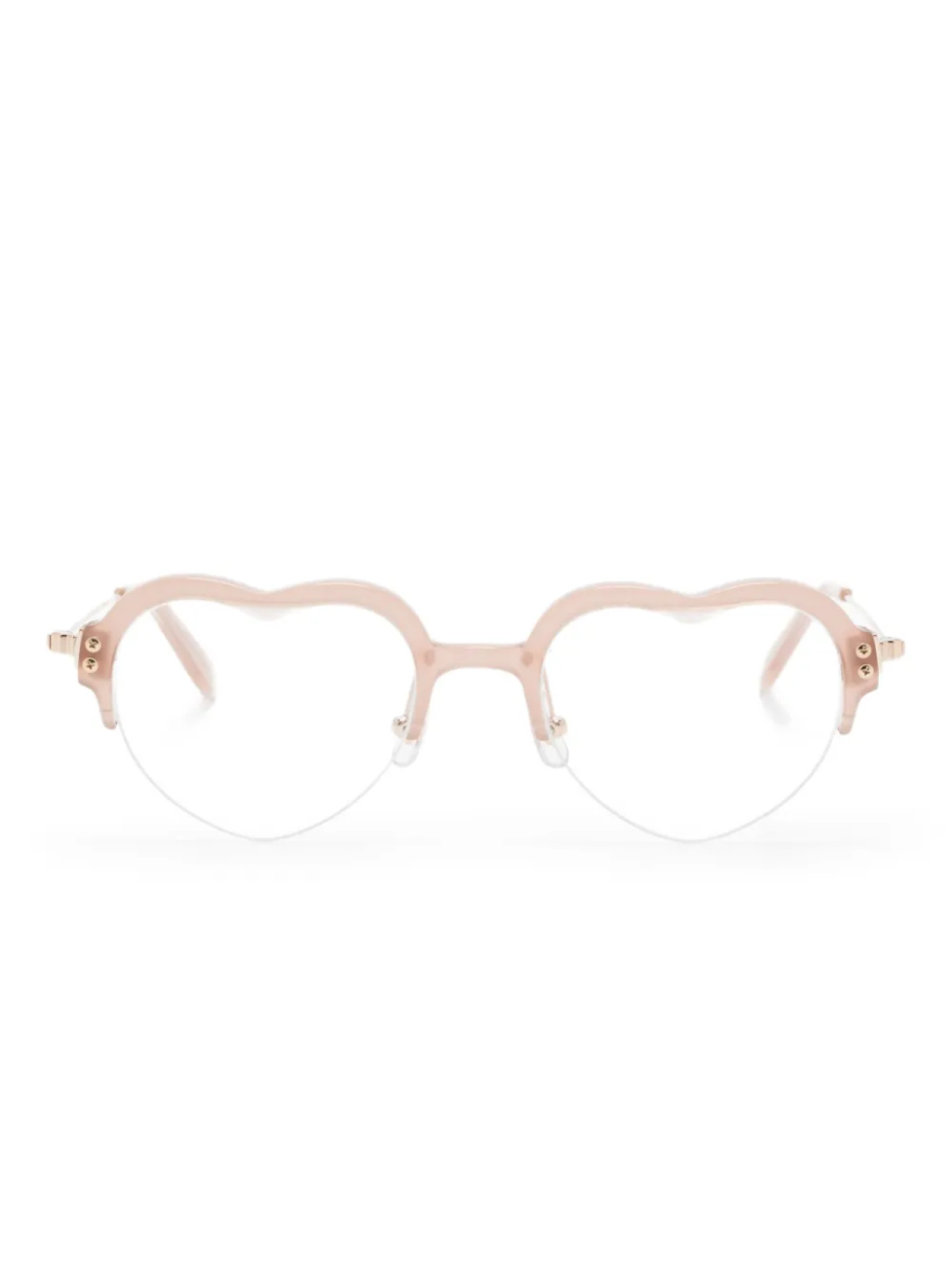 

Очки Megane and Me в оправе в форме сердца, розовый