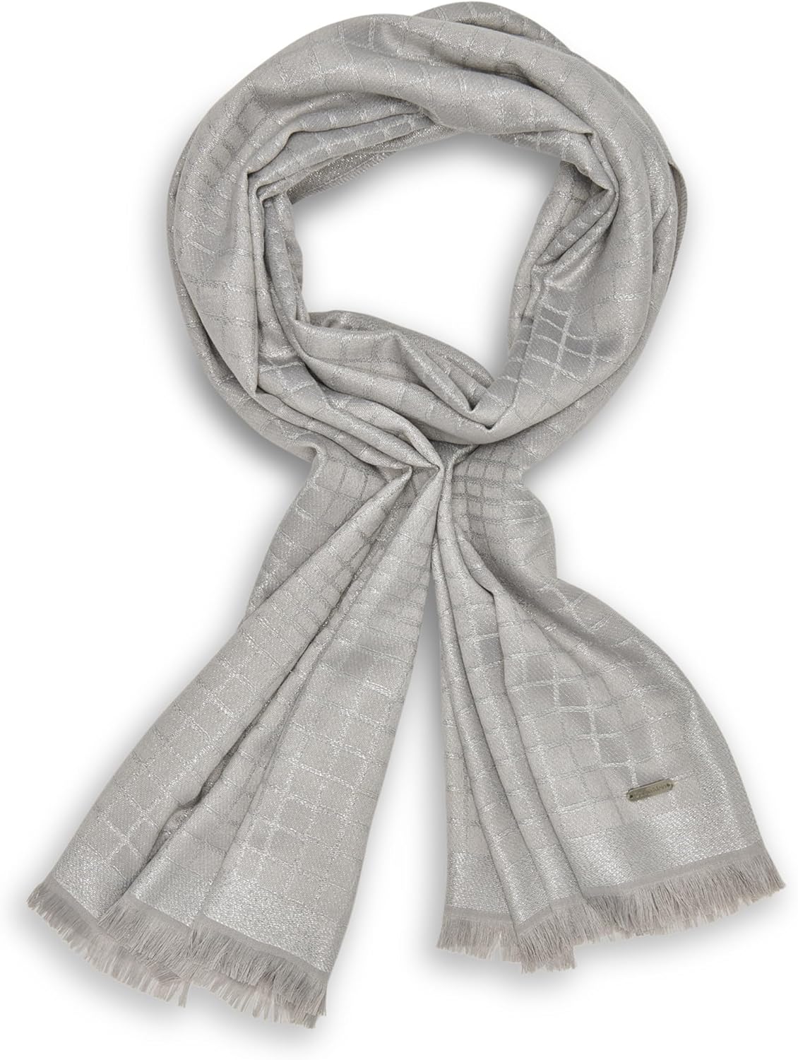 

Легкий женский шарф-накидка Calvin Klein, Gray