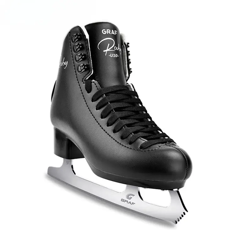 

GRAF Коньки для фигурного катания Shaoyu для детей, начинающих, черные Gentleman Black, размер 35