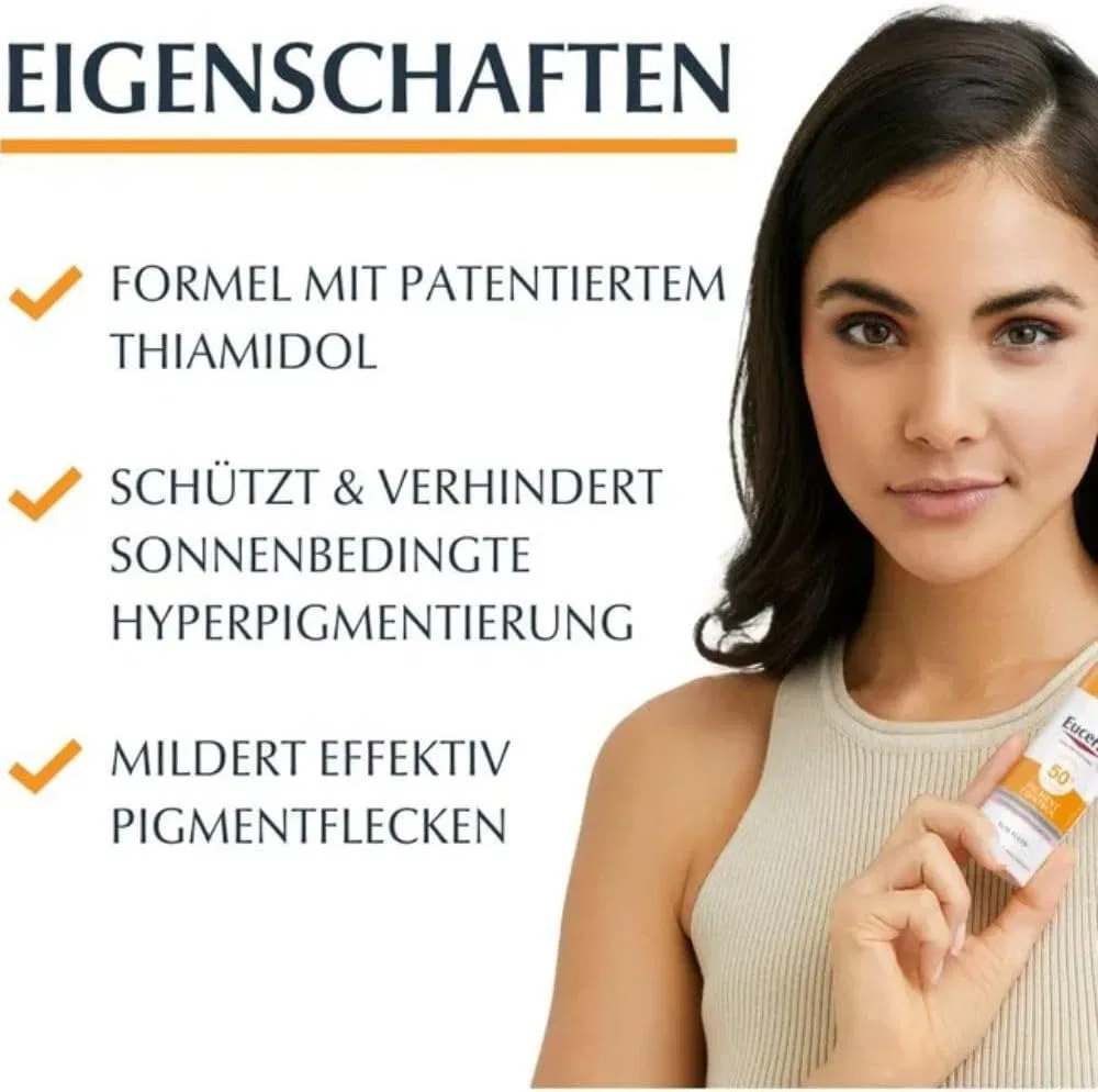 Солнцезащитный флюид Eucerin Pigment Control SPF 50+, 50 мл — фото 2
