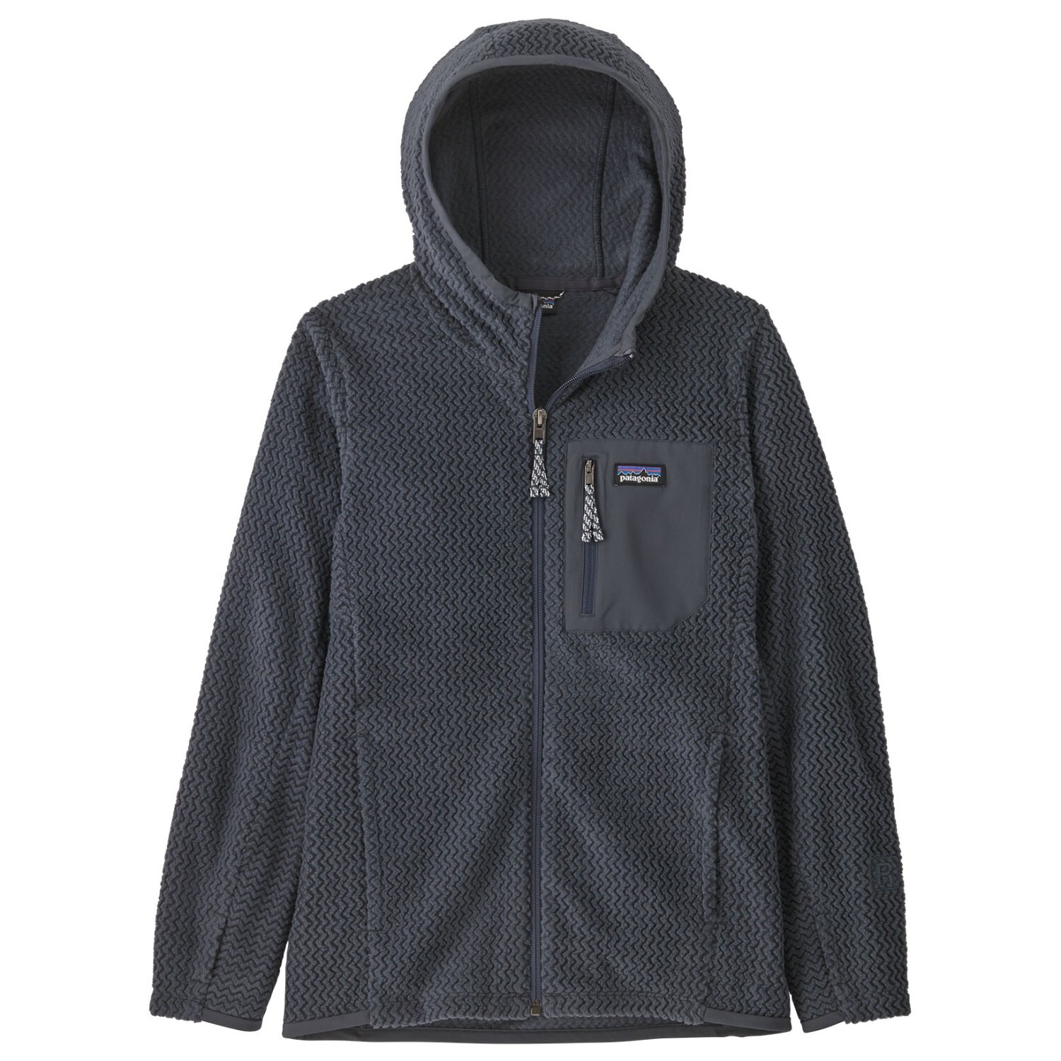 

Флисовая жилетка Patagonia Kid's R1 Air Full Zip Hoody, цвет Smolder Blue