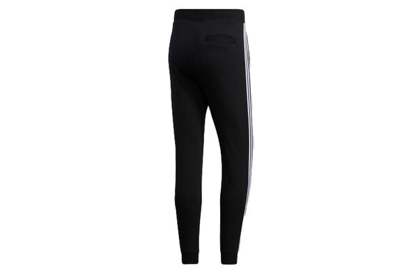 Спортивные штаны adidas neo M ESNTL 3S TP Bundle Feet Casual Sports Long Pants Black, черный — фото 2